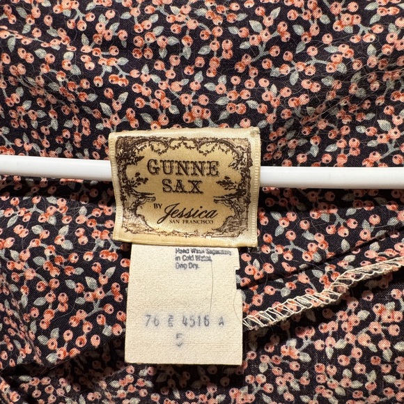 Vintage Floral Dress Gunne Sax - Picture 3 of 4